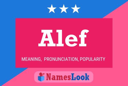 ملصق اسم Alef