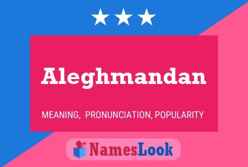 ملصق اسم Aleghmandan