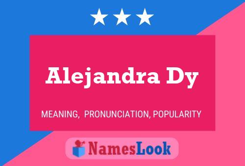 ملصق اسم Alejandra Dy