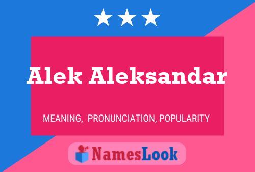 ملصق اسم Alek Aleksandar