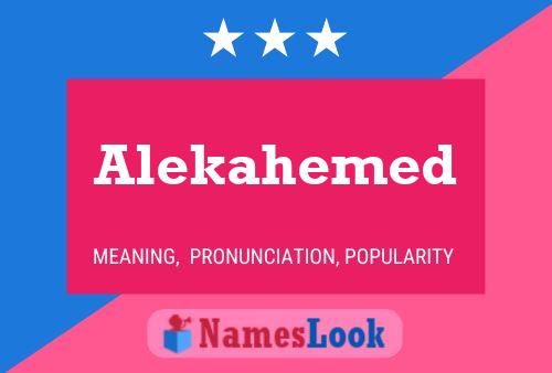 ملصق اسم Alekahemed