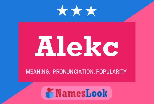 ملصق اسم Alekc