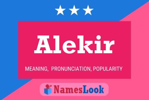 ملصق اسم Alekir