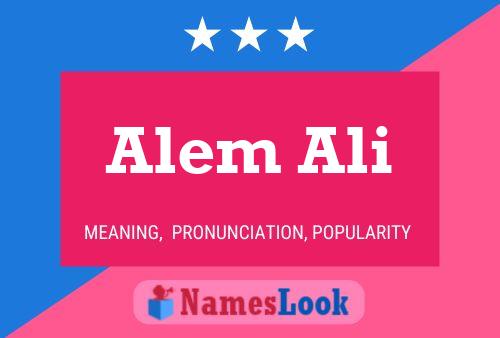 ملصق اسم Alem Ali