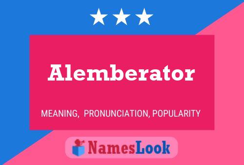 ملصق اسم Alemberator