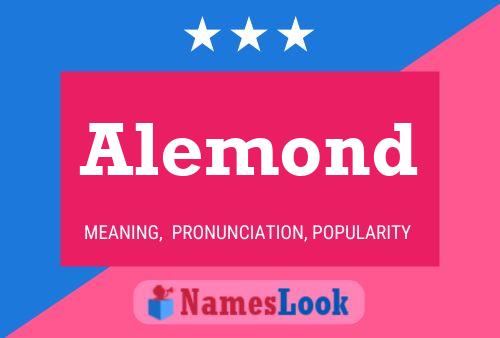 ملصق اسم Alemond