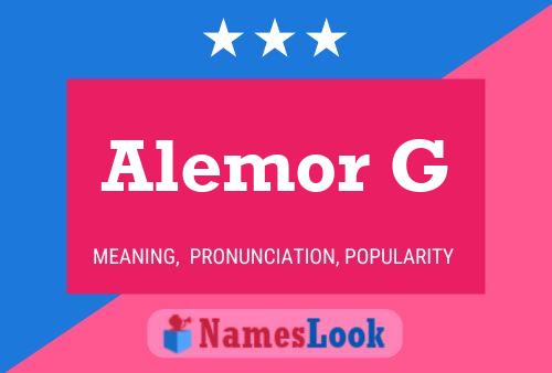 ملصق اسم Alemor G