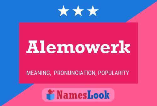 ملصق اسم Alemowerk