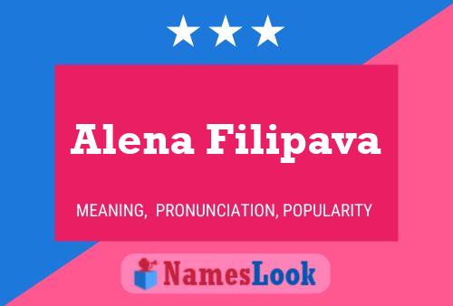 ملصق اسم Alena Filipava