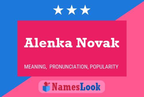 ملصق اسم Alenka Novak