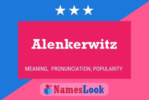 ملصق اسم Alenkerwitz