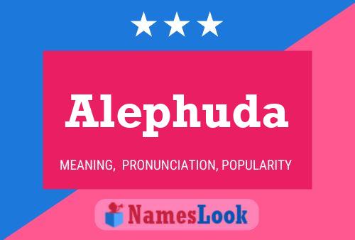 ملصق اسم Alephuda