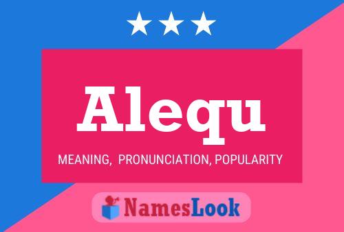 ملصق اسم Alequ