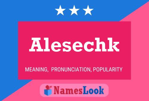 ملصق اسم Alesechk