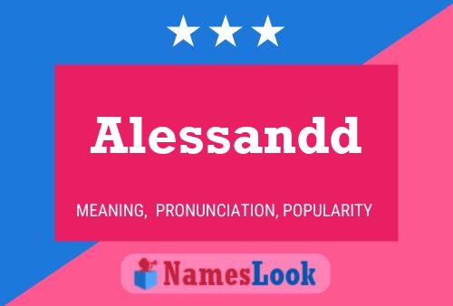 ملصق اسم Alessandd