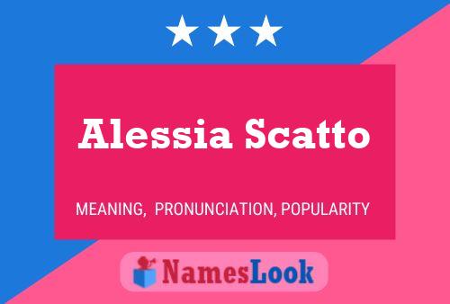 ملصق اسم Alessia Scatto