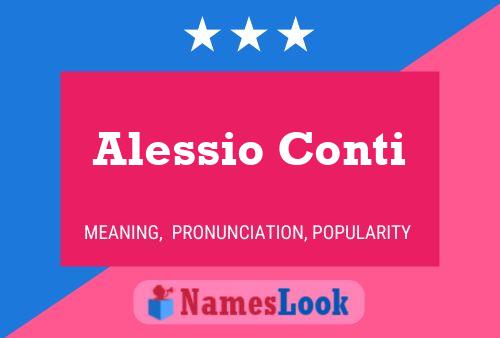 ملصق اسم Alessio Conti