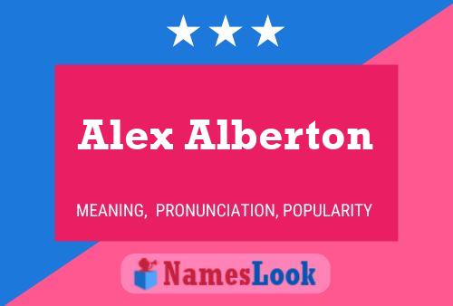 ملصق اسم Alex Alberton