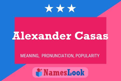 ملصق اسم Alexander Casas