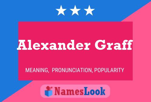 ملصق اسم Alexander Graff