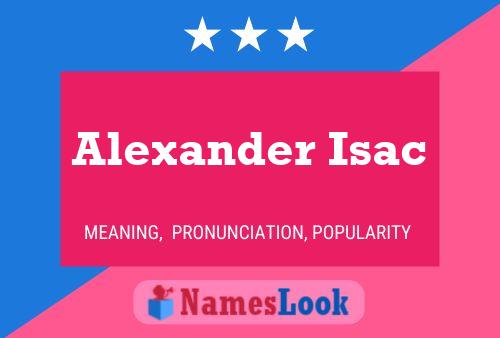 ملصق اسم Alexander Isac