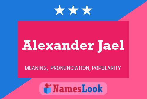 ملصق اسم Alexander Jael