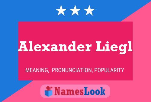 ملصق اسم Alexander Liegl