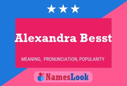 ملصق اسم Alexandra Besst