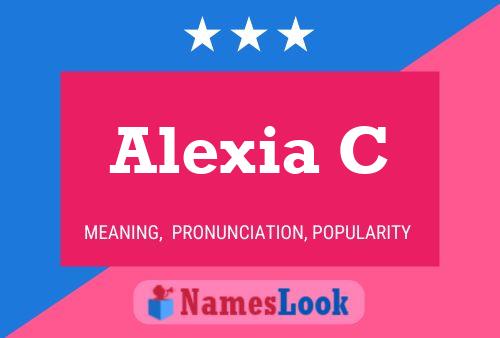 ملصق اسم Alexia C