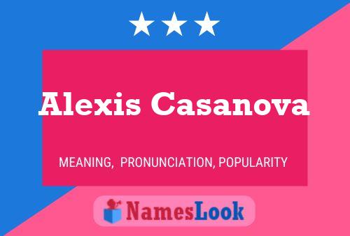 ملصق اسم Alexis Casanova