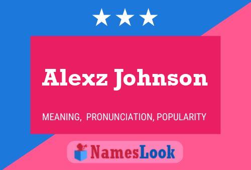 ملصق اسم Alexz Johnson