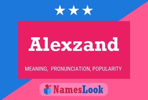 ملصق اسم Alexzand