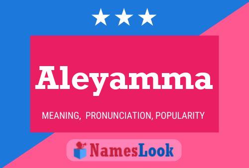 ملصق اسم Aleyamma