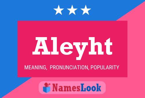 ملصق اسم Aleyht