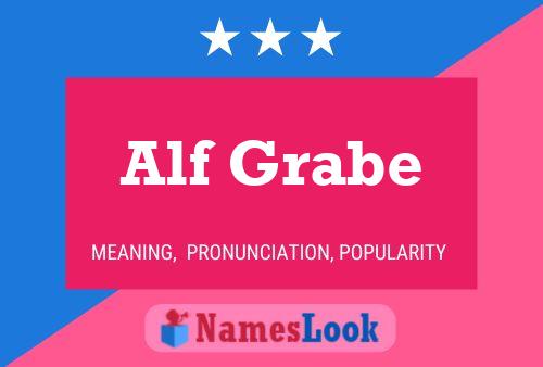 ملصق اسم Alf Grabe