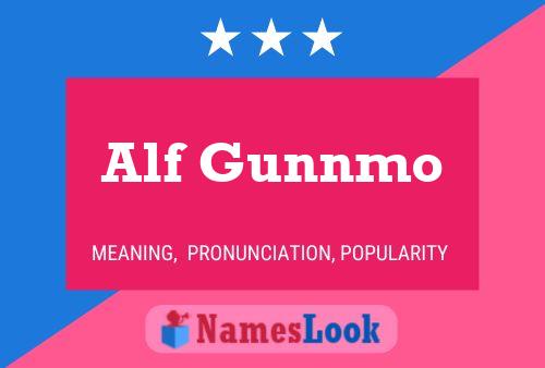 ملصق اسم Alf Gunnmo