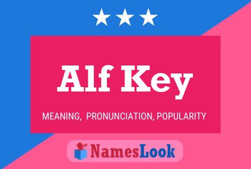 ملصق اسم Alf Key