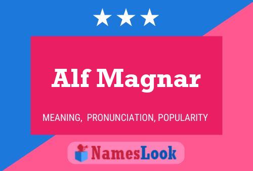 ملصق اسم Alf Magnar