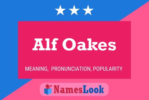 ملصق اسم Alf Oakes