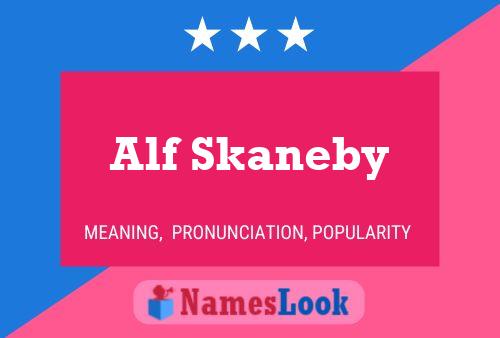 ملصق اسم Alf Skaneby