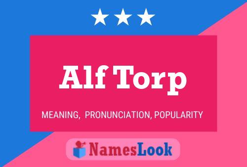 ملصق اسم Alf Torp