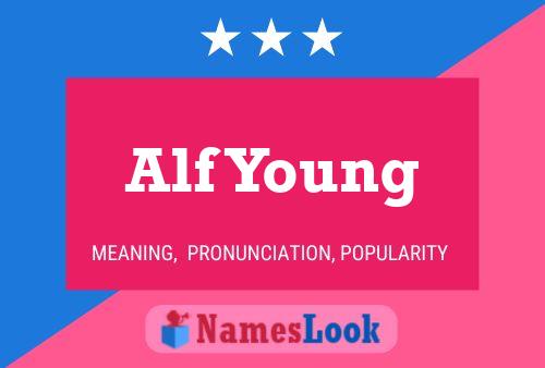 ملصق اسم Alf Young