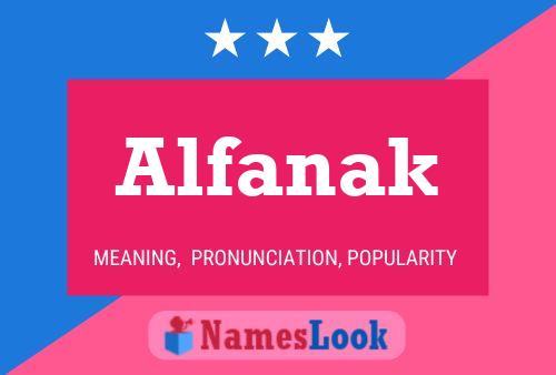 ملصق اسم Alfanak