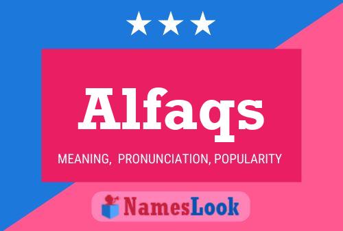 ملصق اسم Alfaqs