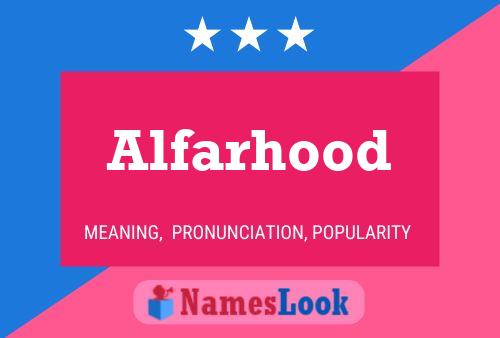 ملصق اسم Alfarhood