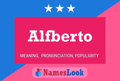 ملصق اسم Alfberto