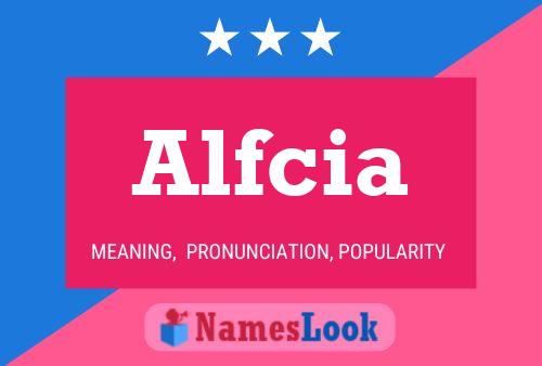 ملصق اسم Alfcia