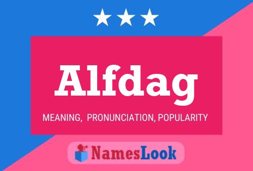 ملصق اسم Alfdag