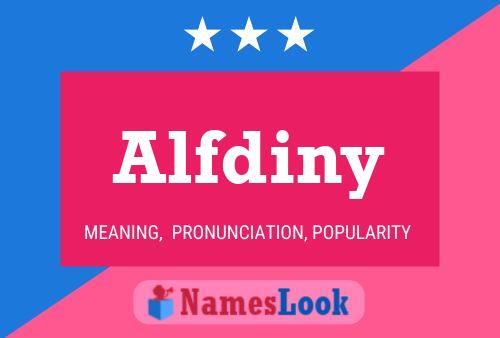 ملصق اسم Alfdiny