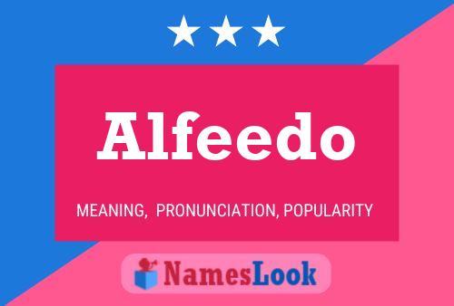 ملصق اسم Alfeedo